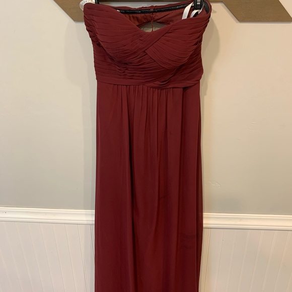 Azazie Cabarnet Bridesmaid Dress - Picture 2 of 4